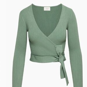 Aritizia All Tied Up long sleeve sweater -xs